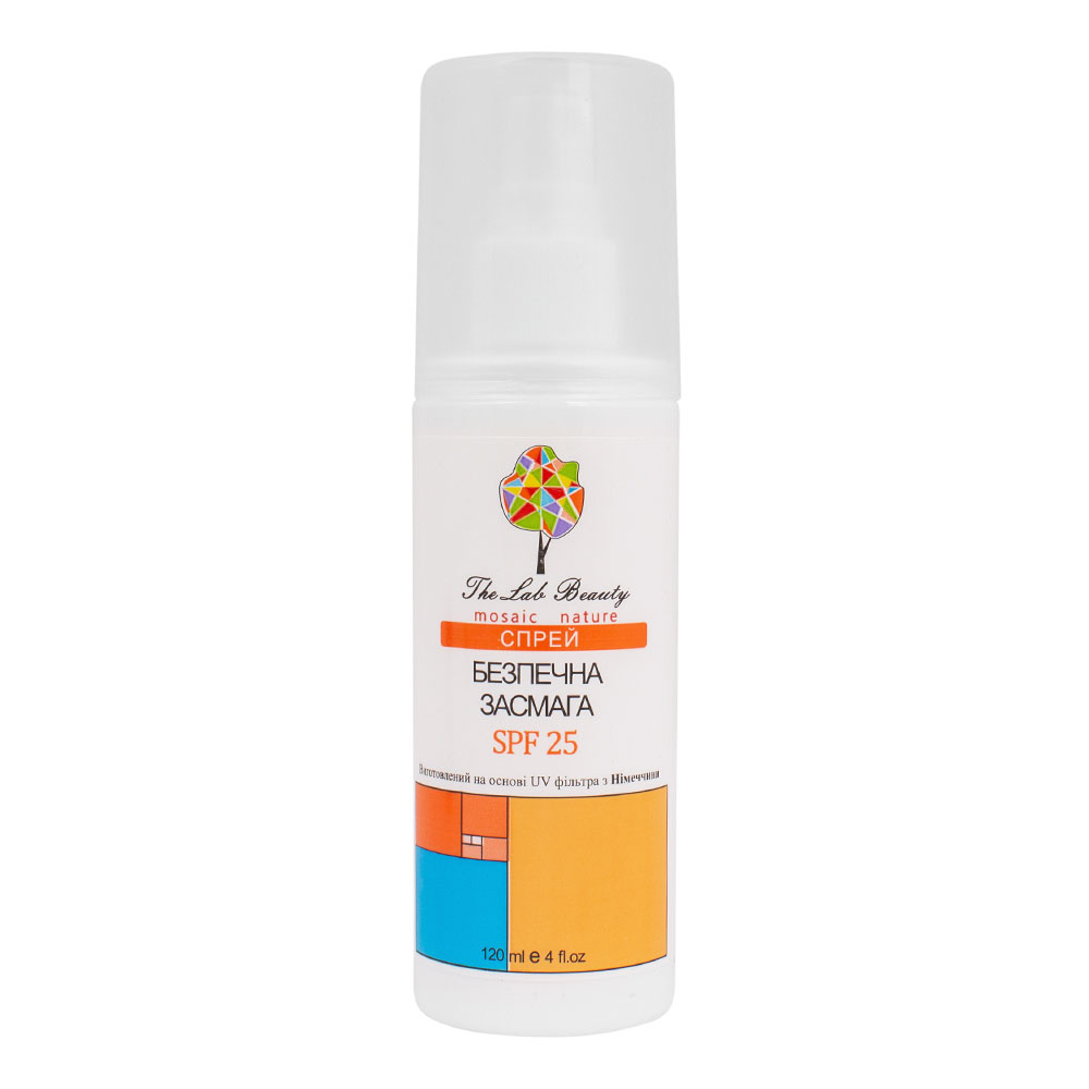 

Спрей Безопасный загар, SPF 25, 120 мл, Green Pharm Cosmetic