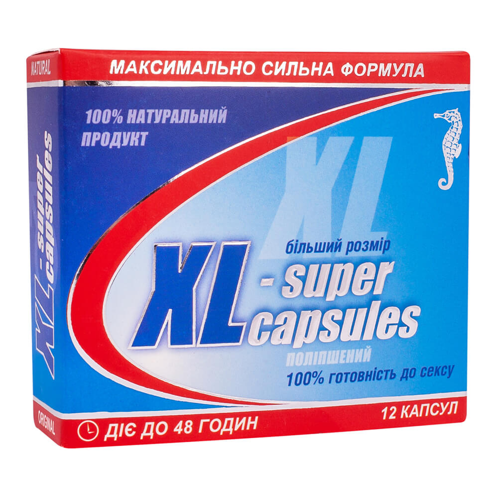 

БАД "XL-суперкапсули", 12 капсул, Greenwood
