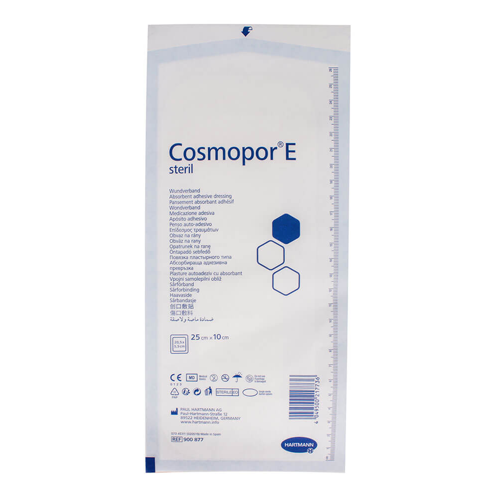 

Повязка пластырная Cosmopor E, 25x10 см, HARTMANN