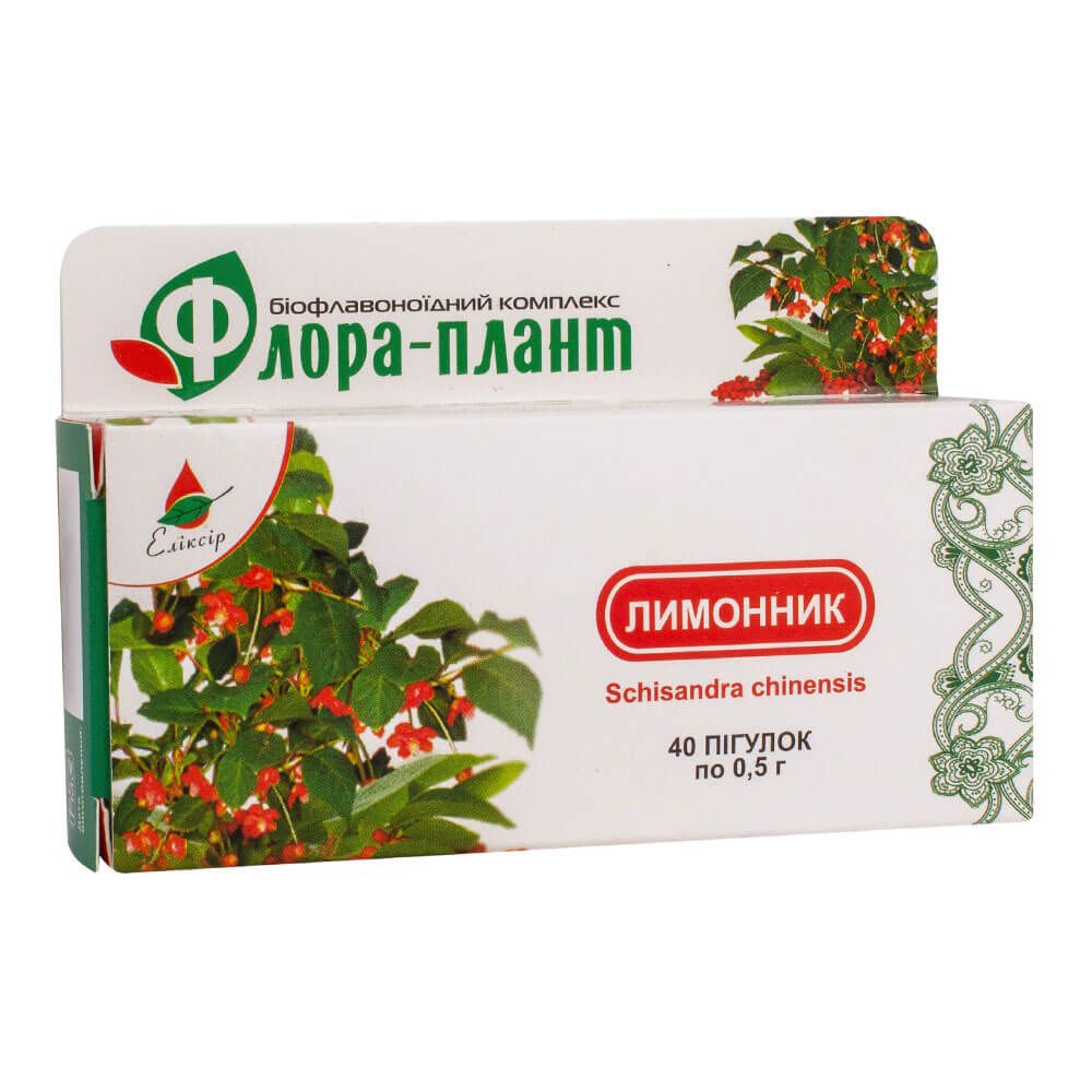 

БАД Лимонник, 0,5 г, 40 таблеток, Эликсир