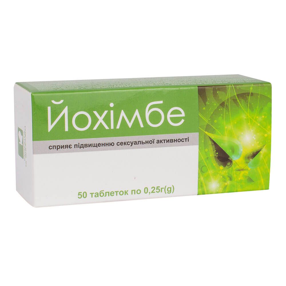 

Йохимбе, 0,25 г, 50 таблеток, Красота и Здоровье