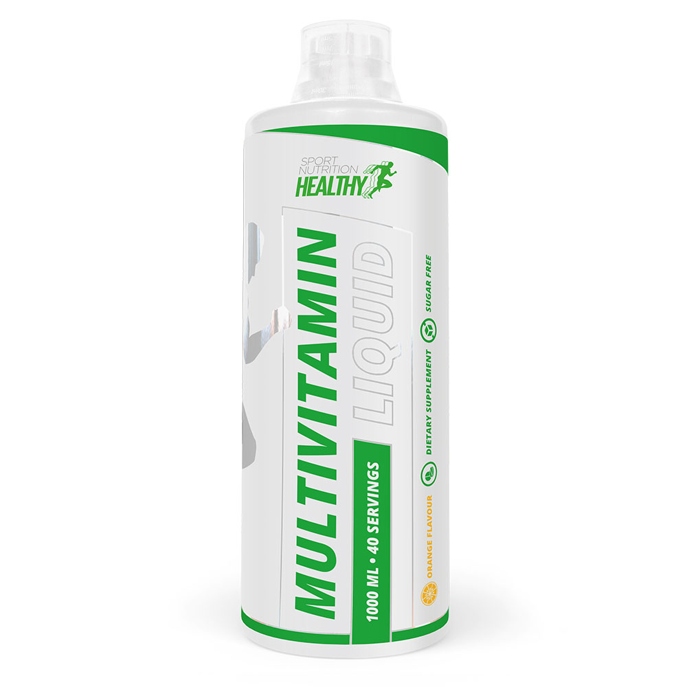 

Рідкий вітамінно-мінеральний комплекс Healthy Multivitamin liquid, апельсиновий, 1 л, MST