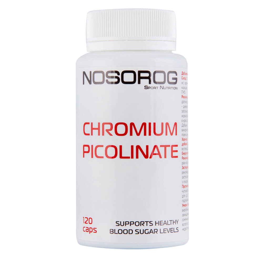 

Піколінат хрому, 120 капсул, Nosorog