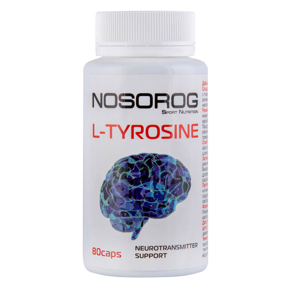 

L-тирозин, 80 капсул, Nosorog
