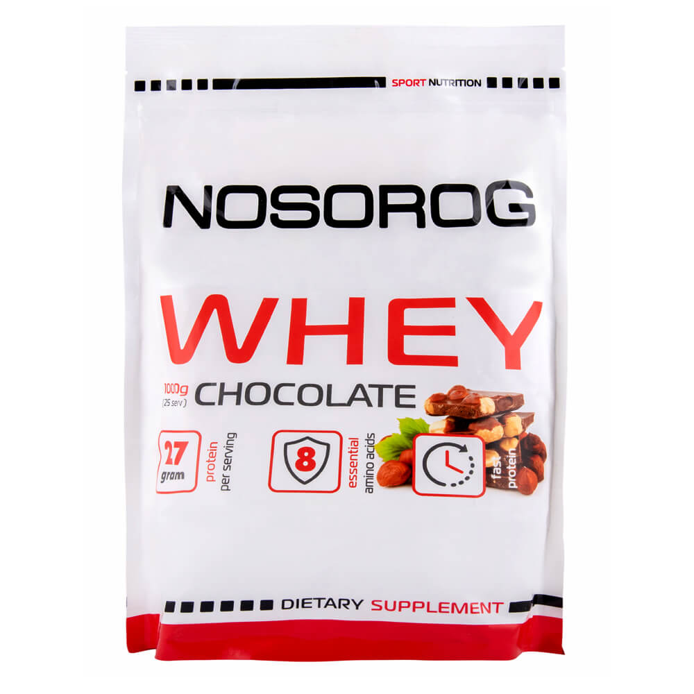 

Сывороточный протеин WHEY, 1 кг, шоколадный вкус, Nosorog