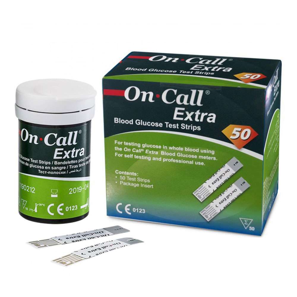 

Тест-смужки для глюкометра On-Call Extra, 50 шт.
