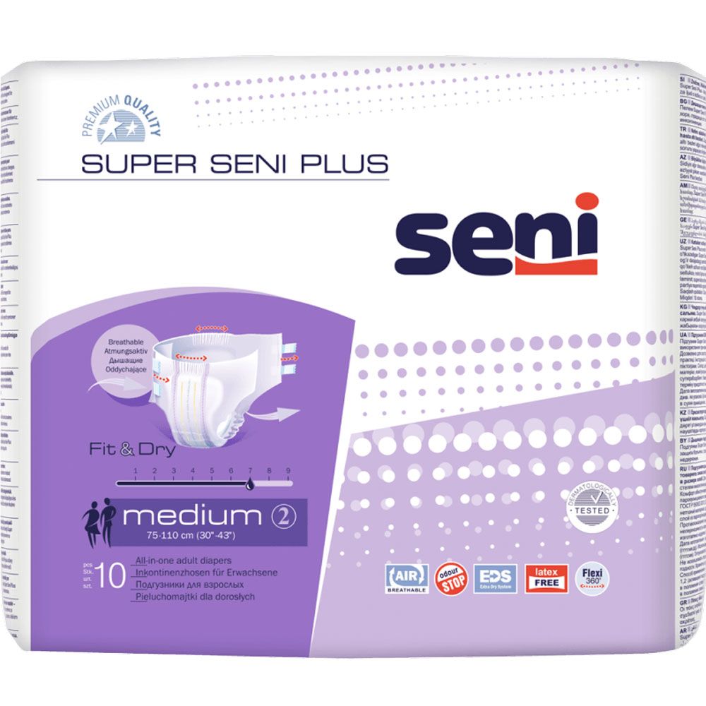 

Подгузники Super Seni Plus Medium Air, 10 шт.