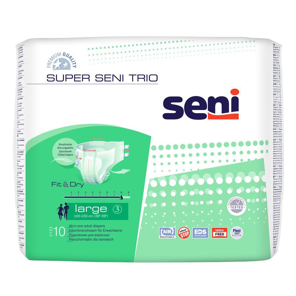 

Підгузки Super Seni Trio Large Air, 10 шт.