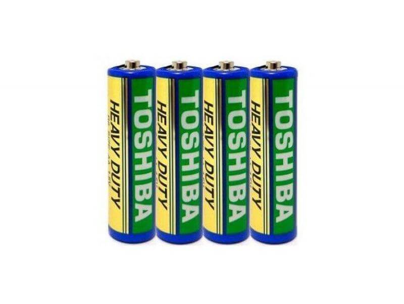 

Батарейка пальчикова сольова TOSHIBA R6 AA