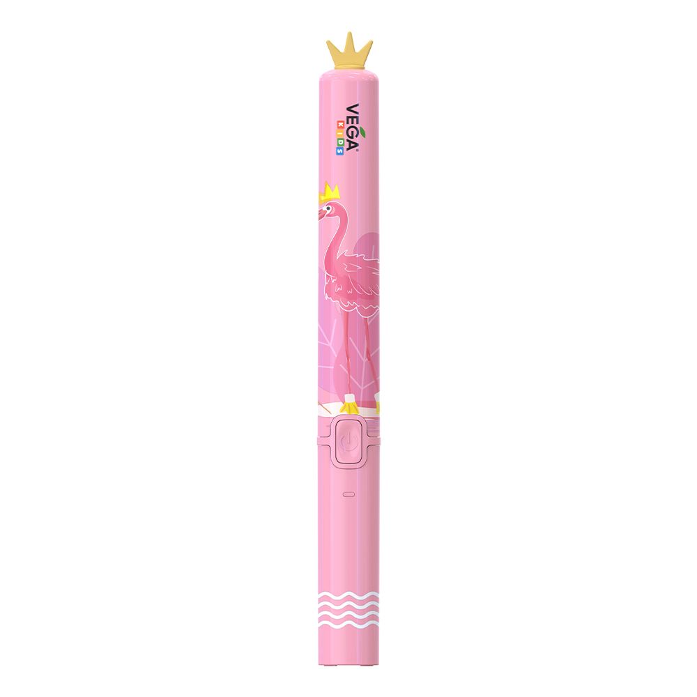 

Электрическая детская звуковая зубная щетка Vega Kids VK-500Р, розовая