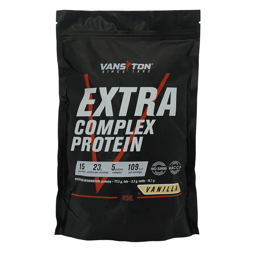

Протеин ЕXTRA, 450 г, со вкусом ванили, Vansiton