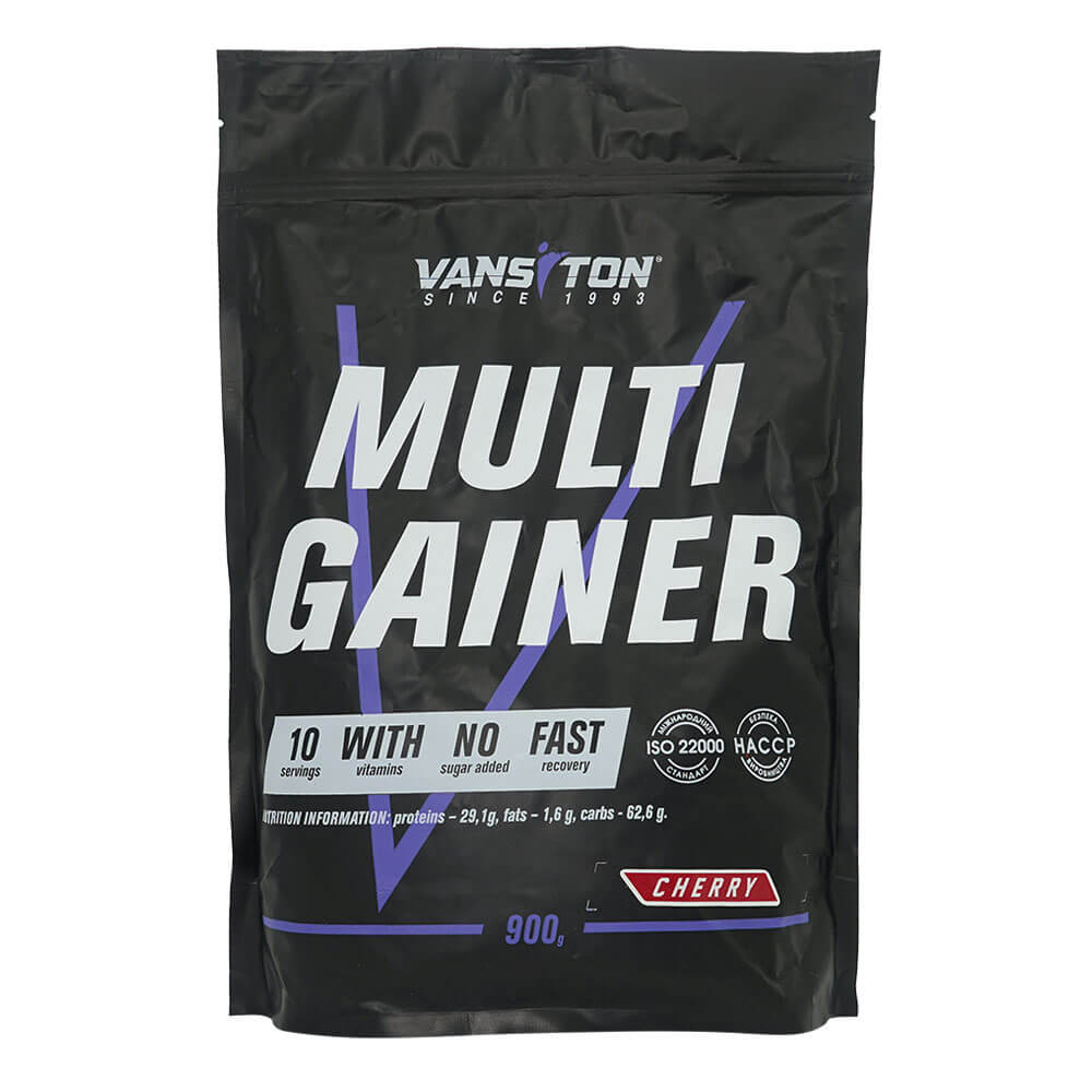 

Гейнер "Multi Gainer", 900 г, со вкусом вишни, Vansiton