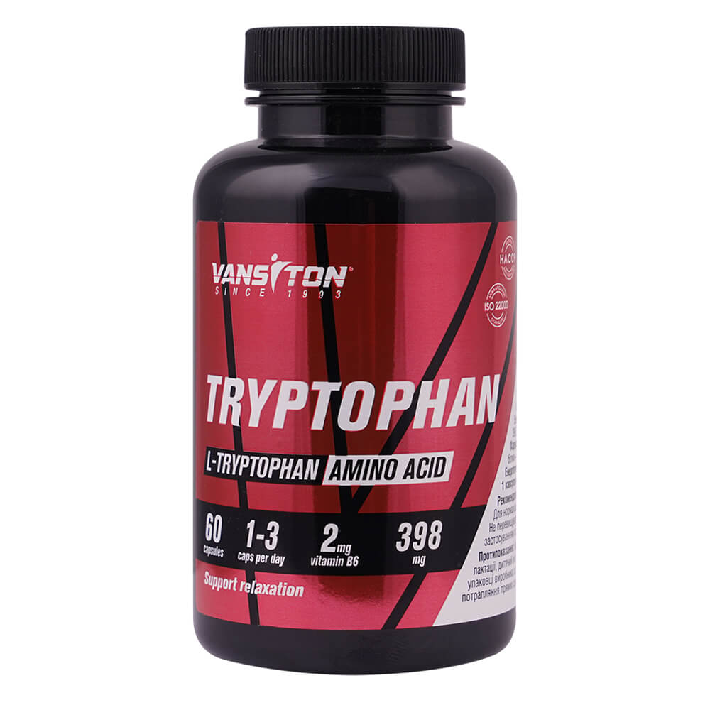 

Триптофан, 60 капсул, Vansiton