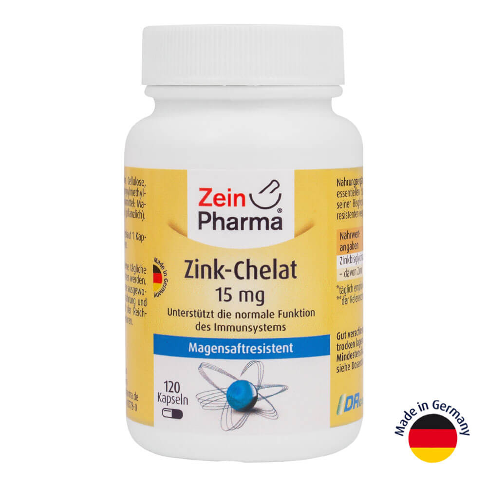 

Хелат цинка, 15 мг, 120 капсул, ZeinPharma