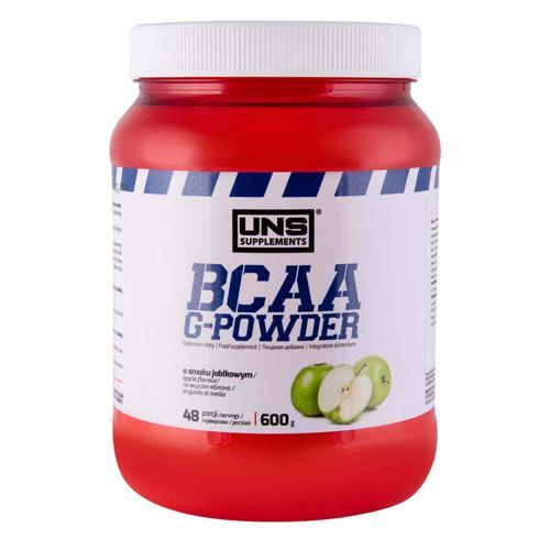 минокислотный комплекс BCAA G-Powder, 600 г, со вкусом яблока, UNS