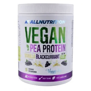 Протеин веганский гороховый, 500 г, со вкусом ванили и черной смородины, All Nutrition Протеин веганский гороховый, 500 г, со вкусом ванили и черной смородины, All Nutrition