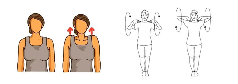 Упражнение плечами 