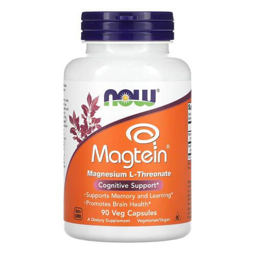 Магній L-треонат, 90 капсул, Now Foods Магній L-треонат, 90 капсул, Now Foods