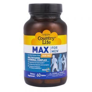 Макс фор мен без заліза, 60 таблеток, Country Life