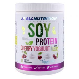 Изолят соевый, 500 г, со вкусом вишневого йогурта, All Nutrition