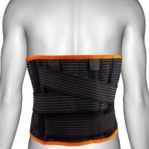 Бандаж пояснично-крестцовый, 32 см (дышащий, с дополнительными ремнями) Armor ARC320K, черный