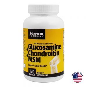 Глюкозамін із хондроїтином і МСМ, 120 капсул, Jarrow Formulas Глюкозамін із хондроїтином і МСМ, 120 капсул, Jarrow Formulas