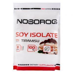 Соевый изолят, 1 кг, со вкусом тирамису, Nosorog, Украина