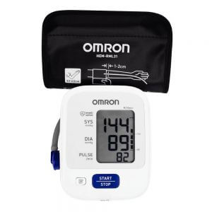 Тонометр автоматичний Omron M2 Basic (HEM-7121-ALRU), віялова манжета, 22-42 см + адаптер