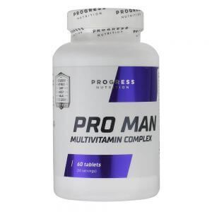 Мультивитаминный комплекс для мужчин pro Man, 60 таблеток, progress Nutrition