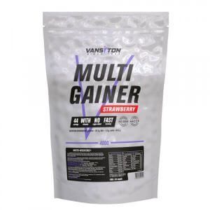 Гейнер "Multi Gainer", 4 кг, со вкусом клубники, Vansiton Гейнер "Multi Gainer", 4 кг, со вкусом клубники, Vansiton, Украина