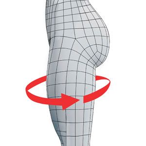 Обхват бедер